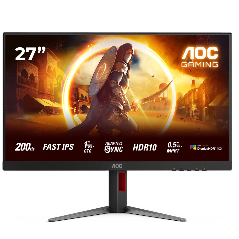 AOC 27G4HA 27″ 200Hz 0.5ms Pivot FHD Adaptive Sync Gaming Monitör