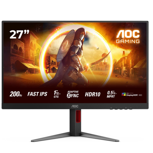 AOC 27G4HA 27″ 200Hz 0.5ms Pivot FHD Adaptive Sync Gaming Monitör