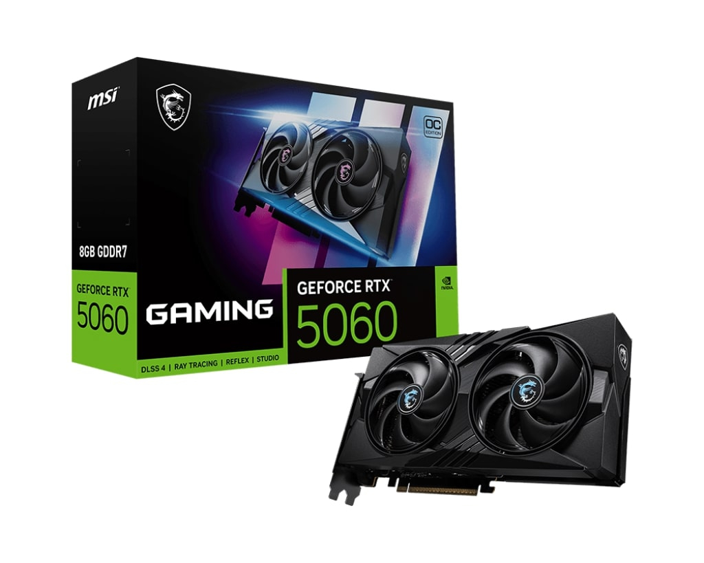 MSI GeForce RTX 5060 8G GAMING OC GDDR7 128Bit DX12 DLSS 4 Gaming (Oyuncu) Ekran Kartı