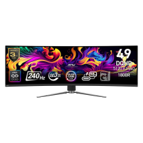 MSI MPG 491CQPX QD-OLED 49″ 240Hz 0.03Ms DQHD Adaptive Sync OLED Curved Gaming Monitör