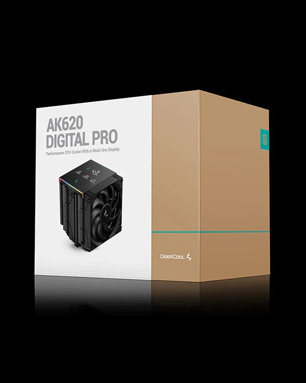 DeepCool AK620 DIGITAL PRO 2x120mm Fan ARGB Kule Tipi İşlemci Soğutucu