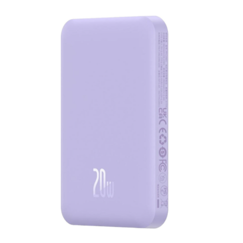 Baseus Magsafe Mini Kablosuz 5000 mAh 20W PowerBank - Mor
