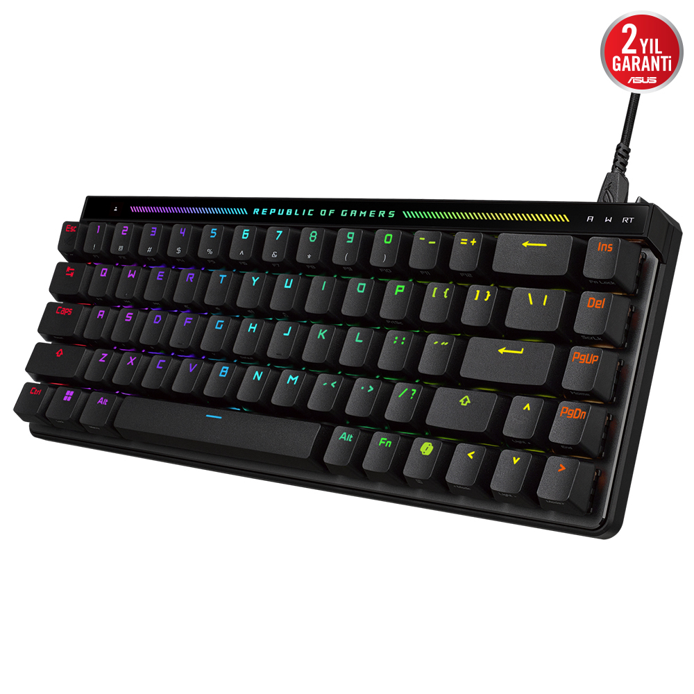 ASUS ROG Falchion Ace HFX ROG HFX ABS Manyetik Switch RGB Türkçe Mekanik Gaming Klavye