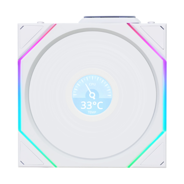 Lian Li UNI FAN REVERSE TL LCD Wireless 1x140mm Beyaz Kasa Fanı (G99.14RTLLCD1W1W.00)