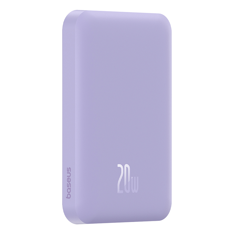 Baseus Magsafe Mini Kablosuz 5000 mAh 20W PowerBank - Mor