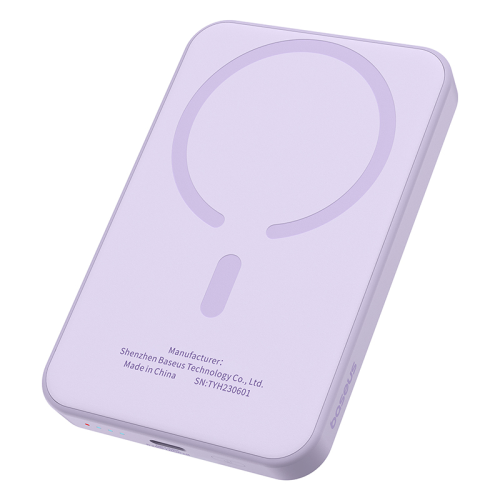 Baseus Magsafe Mini Kablosuz 5000 mAh 20W PowerBank - Mor