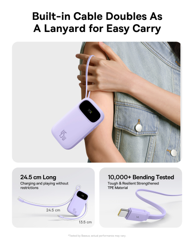 Baseus Enerfill FC31 20000 mAh 45W PowerBank - Mor