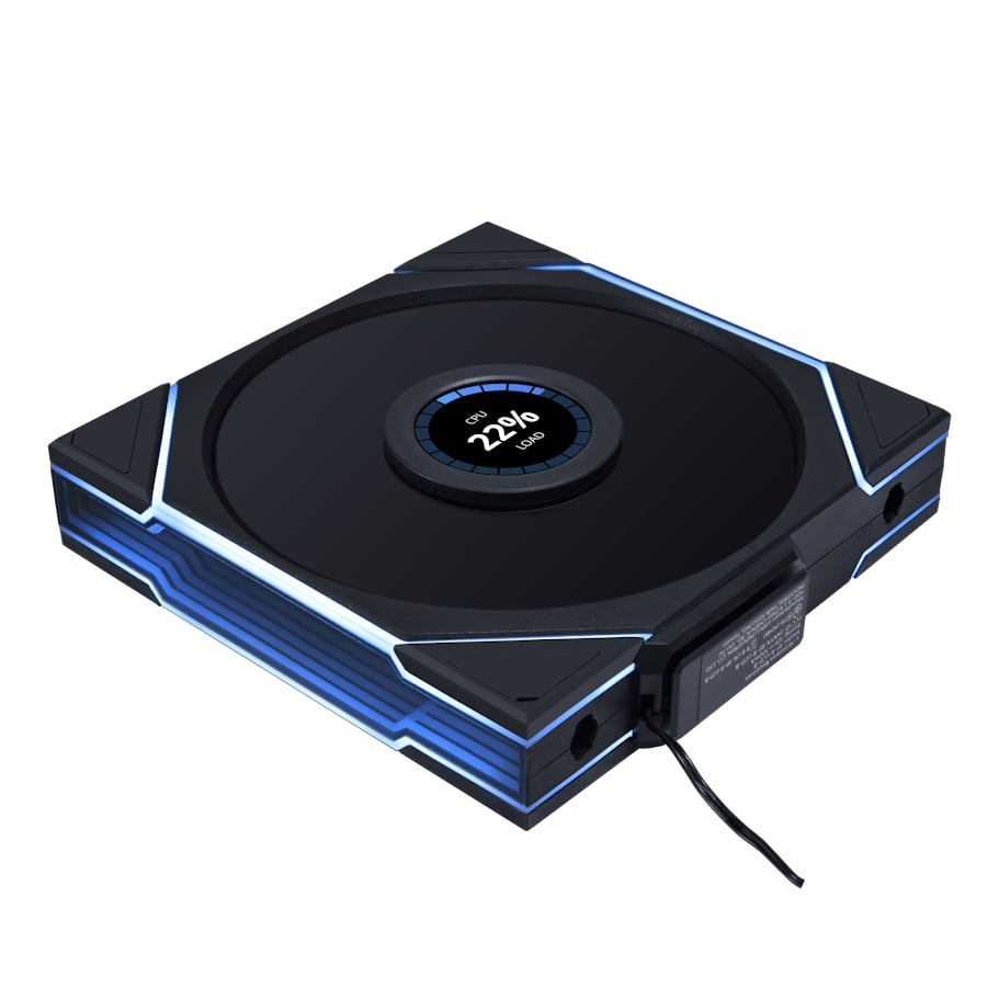 Lian Li UNI FAN REVERSE TL LCD Wireless 1x140mm Siyah Kasa Fanı (G99.14RTLLCD1W1B.00)