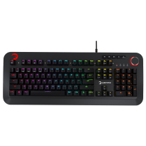 GamePower Starscream 60M RGB Mavi Switch 60 Milyon İngilizce Q USB Suya Dayanıklı Optik Mekanik Gaming Klavye