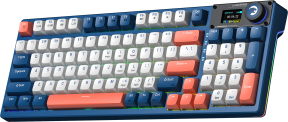 GamePower Gasket Elite RGB Wireless/Bluetooth/Kablolu Mekanik Blue Switch Gasket İngilizce Q Gaming Klavye