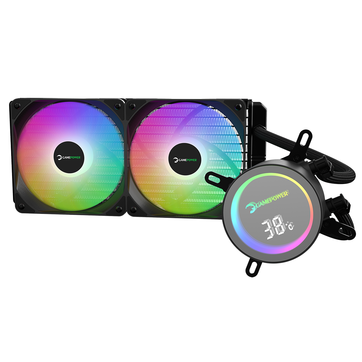 GamePower Skadi İnfinity 240 ARGB 240mm Cpu Sıvı Soğutma AM5 ve LGA1700 Uyumlu