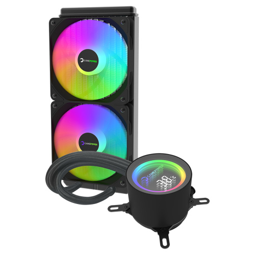GamePower Skadi İnfinity 240 ARGB 240mm Cpu Sıvı Soğutma AM5 ve LGA1700 Uyumlu