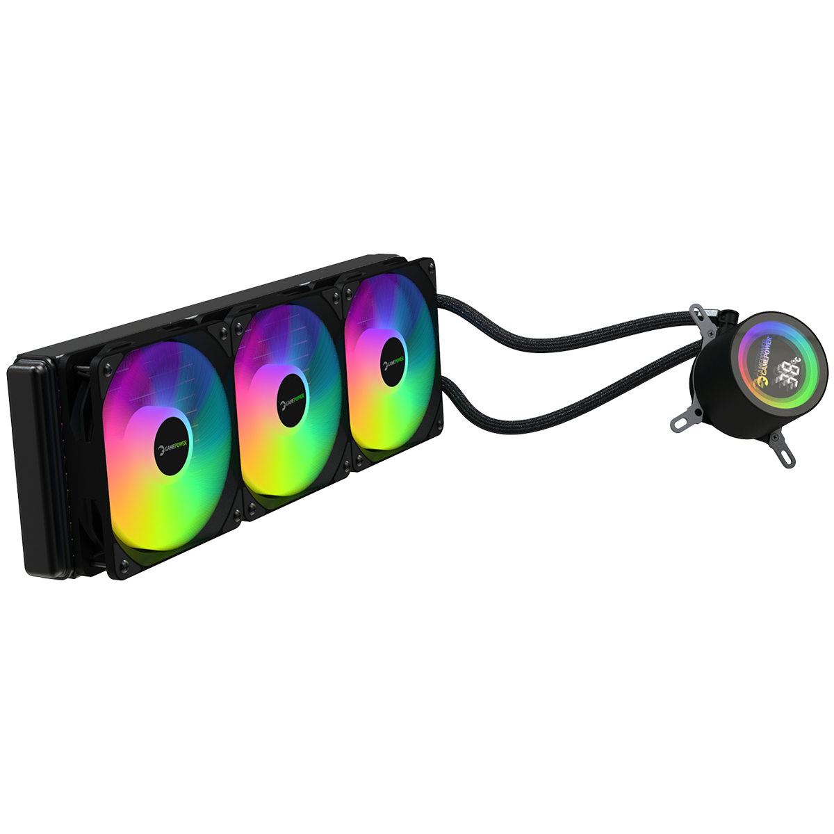 GamePower Skadi İnfinity 360 ARGB 360mm Cpu Sıvı Soğutma AM5 ve LGA1700 Uyumlu