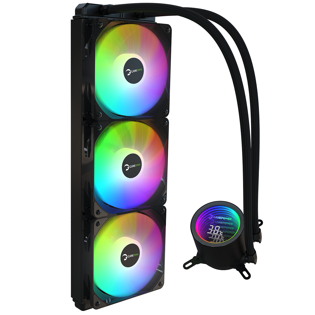 GamePower Skadi İnfinity 360 ARGB 360mm Cpu Sıvı Soğutma AM5 ve LGA1700 Uyumlu