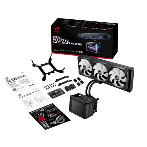 ASUS ROG RYUO IV SLC 360 ARGB 360mm Siyah İşlemci Sıvı Soğutucu