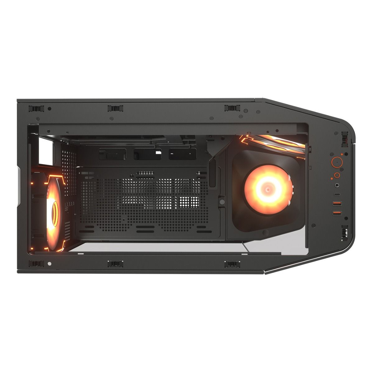 COUGAR FV270 CGR-58M6B-RGB 4x120mm ARGB E-ATX Siyah Gaming (Oyuncu) Kasa