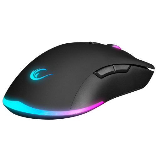 Rampage KM-RX7 FORTUNA V2 Gökkuşağı Aydınlatmalı USB Siyah Gaming Combo Q Gaming Klavye + 12800 dpi Mouse Seti