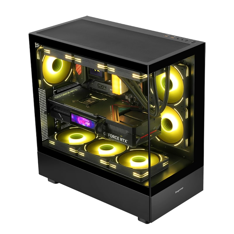 SEGOTEP Endura Pro+ Siyah 750W 80+ Bronze PCIE 5.1 Midi Tower Kasa (6xARGB Fan) 