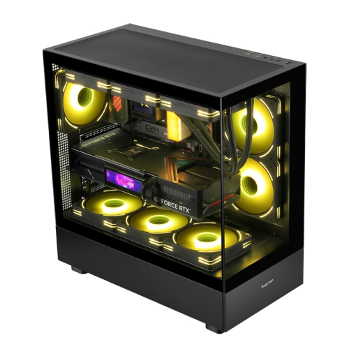 SEGOTEP Endura Pro+ Siyah 750W 80+ Bronze PCIE 5.1 Midi Tower Kasa (6xARGB Fan) 