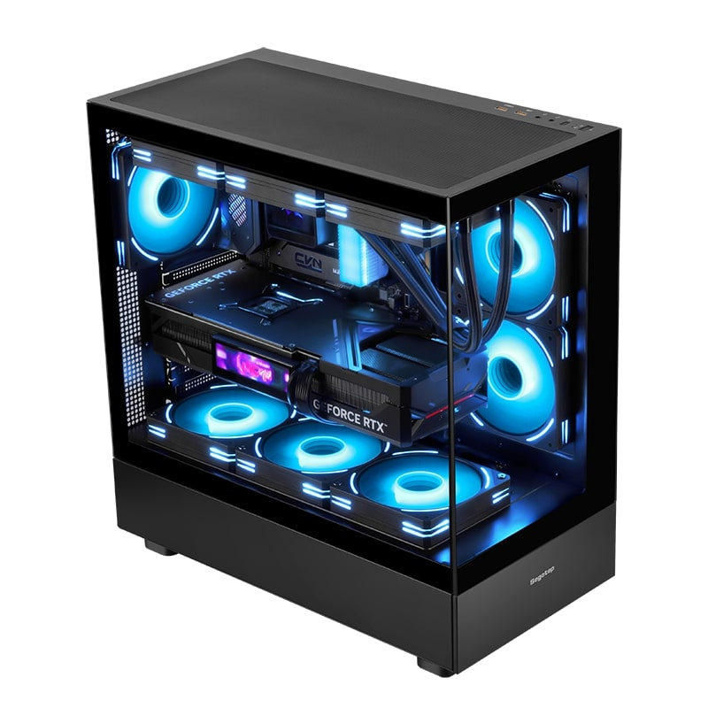 SEGOTEP Endura Pro+ Siyah 750W 80+ Bronze PCIE 5.1 Midi Tower Kasa (6xARGB Fan) 