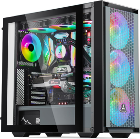 SEGOTEP Gank 360 Siyah 850W 80+ GOLD PCIE 5.1 Midi Tower Kasa (ARGB Fan) 