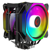 Rampage Octagon C60 2x120mm Siyah İşlemci Hava Soğutucu