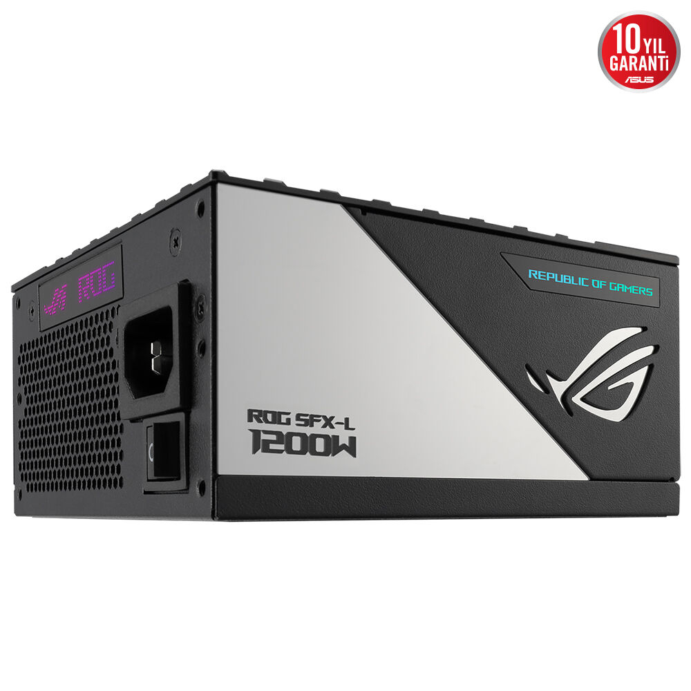 ASUS ROG-LOKI-1200T-SFX-L-GAMING 1200W  Black Sılver 120mm Full Modüler Gaming (Oyuncu) Power Supply (90YE00N0-B0NA00)