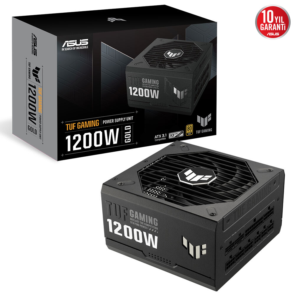 ASUS TUF Gaming 1200W Gold 80+ Gold Full Modüler Gaming (Oyuncu) Power Supply 
