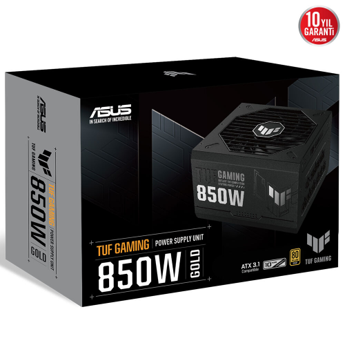 ASUS TUF-GAMING-850G 850W 80+ Gold Full Modüler Gaming (Oyuncu) Power Supply
