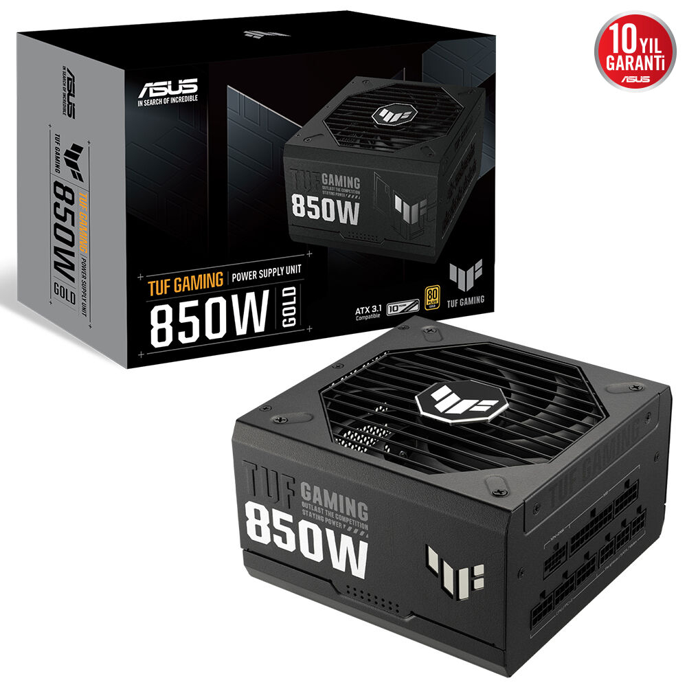 ASUS TUF-GAMING-850G 850W 80+ Gold Full Modüler Gaming (Oyuncu) Power Supply