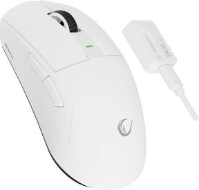 Rampage ZENITH BT+Wired+2.4G Beyaz Kablosuz PAW3395 NORDIC 52833 MCU Gaming Oyuncu Mouse 41652