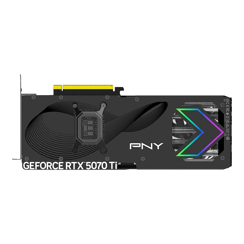 PNY GeForce RTX 5070 Ti GDDR7 16GB ARGB OC Siyah Ekran Kartı (VCG5070T16TFXXPB1-O)