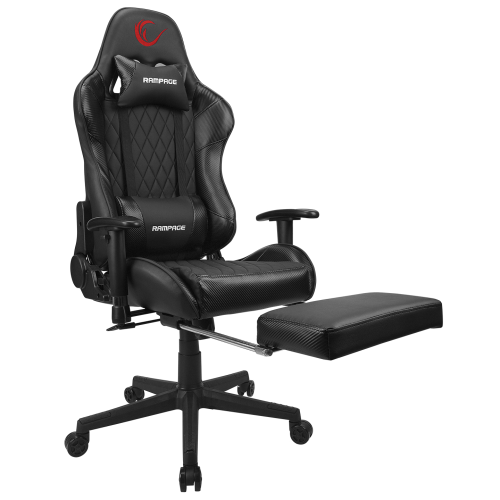 Rampage KL-R71 EMPIRE Ayak Dayama Yerli Siyah/Silver Gaming Oyuncu Koltuğu 36527