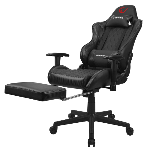 Rampage KL-R71 EMPIRE Ayak Dayama Yerli Siyah/Silver Gaming Oyuncu Koltuğu 36527