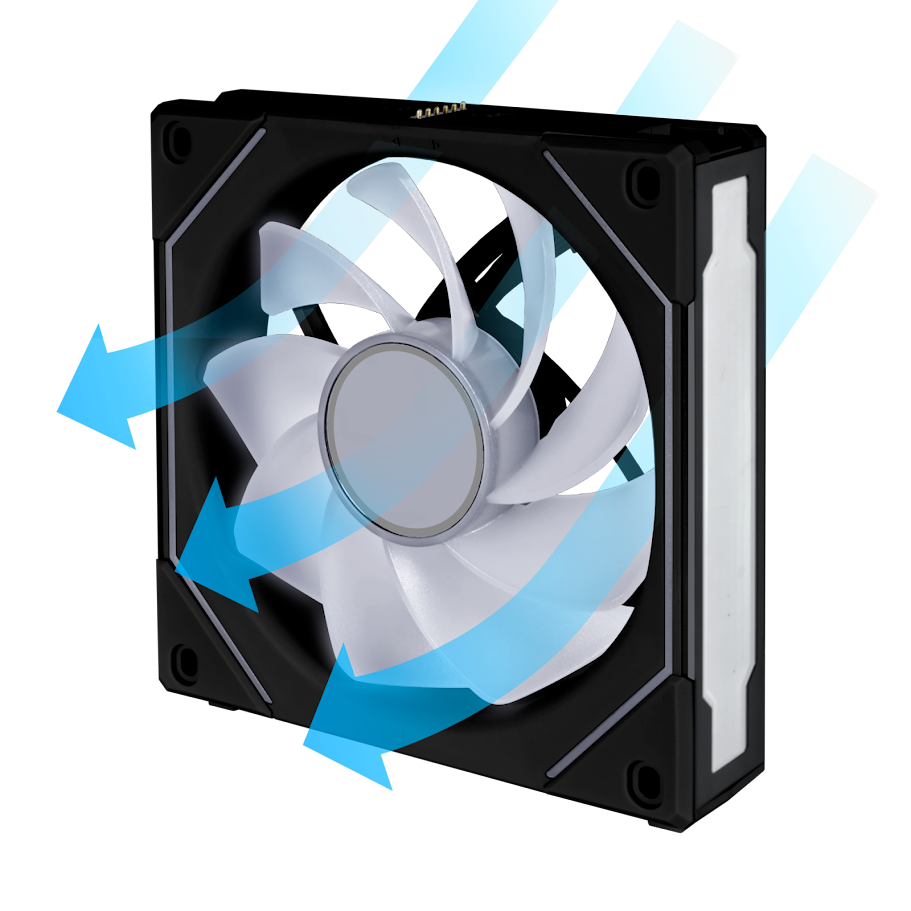 Lian Li REVERSE UNI FAN SL-INFINITY 3x120mm Siyah Kasa Fanı (G99.12RSLIN3B.00)