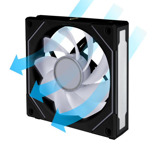 Lian Li REVERSE UNI FAN SL-INFINITY 3x120mm Siyah Kasa Fanı (G99.12RSLIN3B.00)