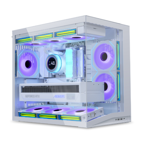 Lian Li O11 Dynamic Flow Mini V2 Mid Tower ATX Kasa Beyaz (G99.O11DMIV2FW.00)