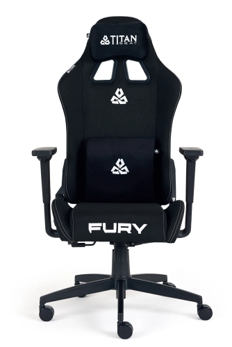 Titanseat  KL-FRY-01-BL Fury Black Kumaş Oyuncu Koltuğu