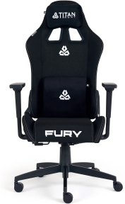 Titanseat  KL-FRY-01-BL Fury Black Kumaş Oyuncu Koltuğu