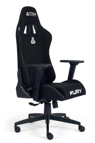 Titanseat  KL-FRY-01-BL Fury Black Kumaş Oyuncu Koltuğu