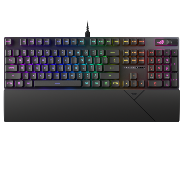 ASUS ROG Strix Scope II RX UK PBT Mekanik Red Switch RGB İngilizce Kablolu Gaming (Oyuncu) Klavye