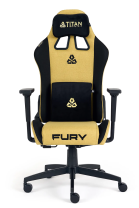 Titanseat KL-FRY-01-MSTRD Fury Mustard Kumaş Oyuncu Koltuğu