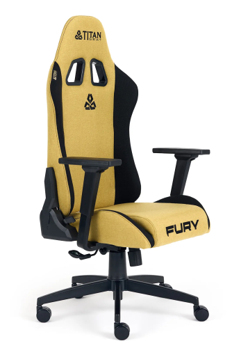 Titanseat KL-FRY-01-MSTRD Fury Mustard Kumaş Oyuncu Koltuğu