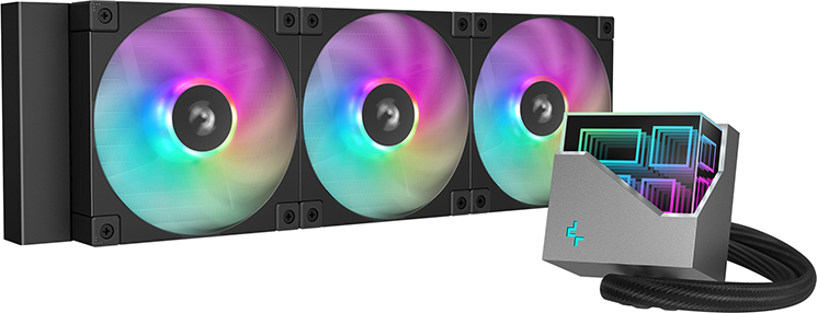 DeepCool LT360-ARGB 360mm Siyah İşlemci Sıvı Soğutucu