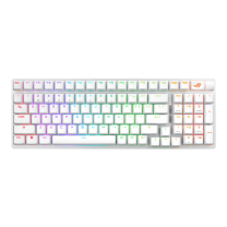 ASUS ROG Strix Scope II 96 Wireless NX PBT UK Snow Switch Mekanik RGB Beyaz Gaming (Oyuncu) Klavye