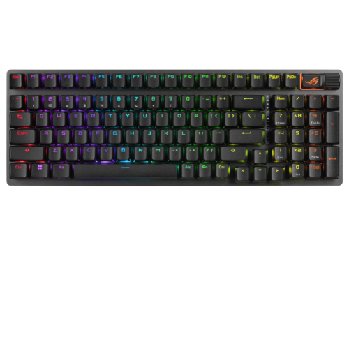 ASUS ROG Strix Scope II 96 Wireless RX PBT UK Red Switch RGB Siyah Gaming (Oyuncu) Klavye