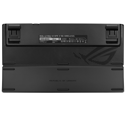 ASUS ROG Strix Scope II 96 Wireless RX PBT UK Red Switch RGB Siyah Gaming (Oyuncu) Klavye