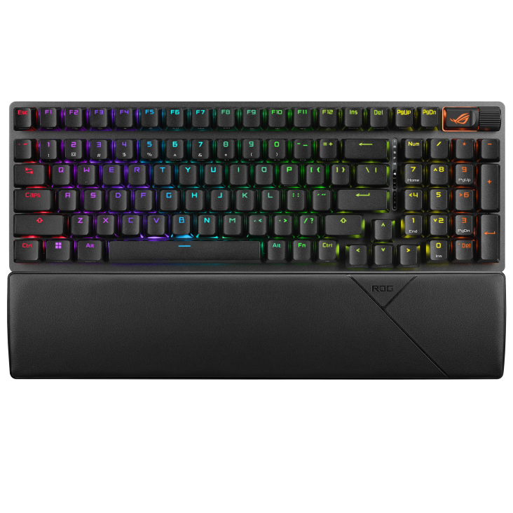 ASUS ROG Strix Scope II 96 Wireless RX PBT UK Red Switch RGB Siyah Gaming (Oyuncu) Klavye