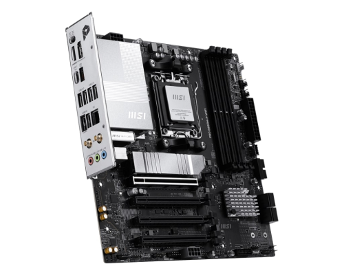 MSI PRO B850M-P WIFI7 DDR5 AMD B859 AM5 Soket DDR5 8200+(OC)MHz mATX Anakart