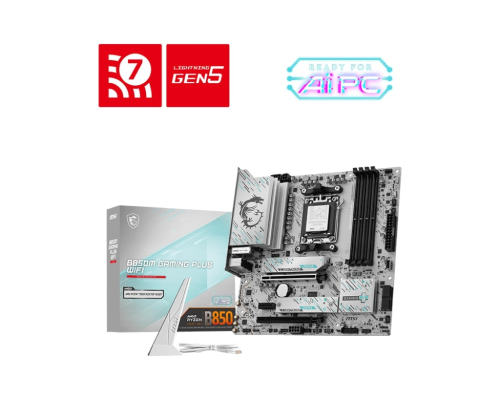 MSI B850M GAMING PLUS WIFI DDR5 AM5 8200(OC)Mhz mATX Gaming (Oyuncu) Anakart